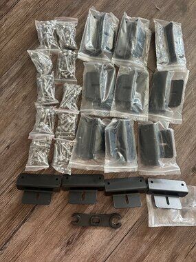 Tatuo 40pcs Solar Panel Mounting Kit Roof Brackets Hardware Set Off Grid NEW